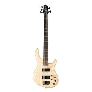 Cort Action DLX V AS OPN 5 String Open Pore Natural Electric Bass Guitar